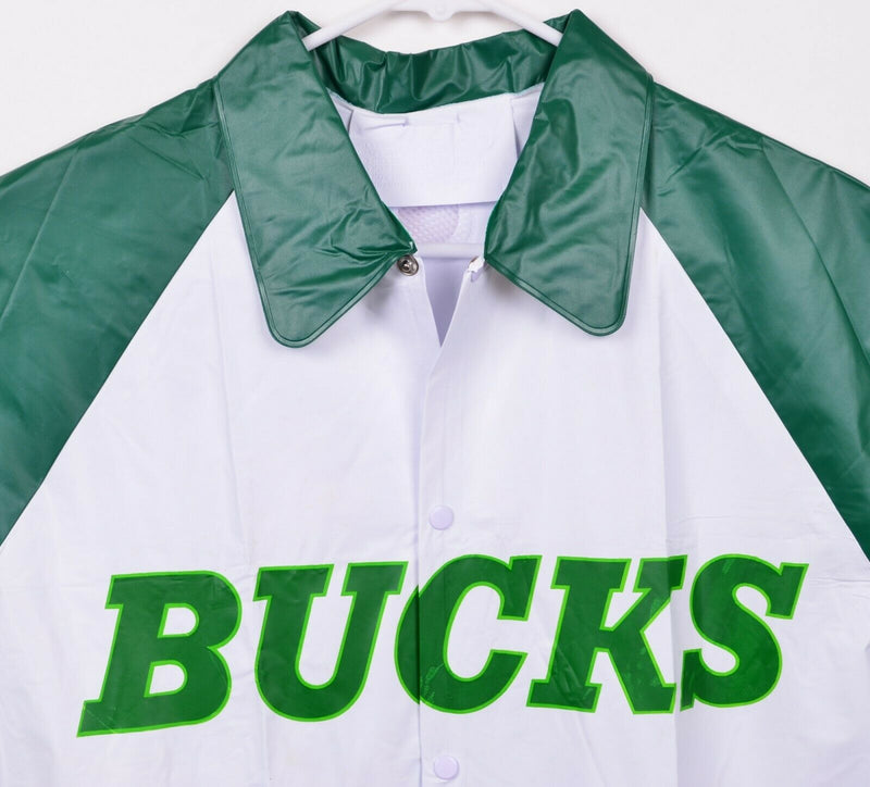 Vtg 70s Milwaukee Bucks Men's Sz Large Coca-Cola Promotional Rain Snap Jacket
