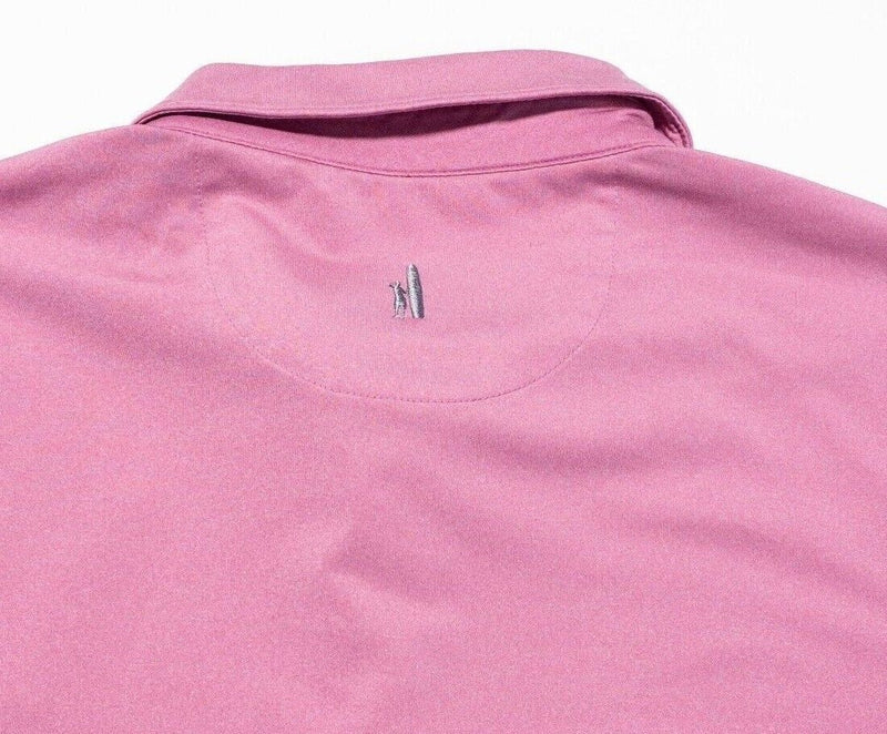 johnnie-O Prep Formance Polo XL Men's Birdie Pink Polyester Wicking Stretch