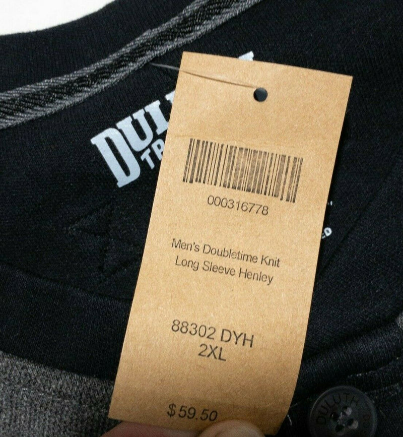 Duluth Trading Co. Men's 2XL Doubletime Knit Gray Long Sleeve Crew Sweatshirt