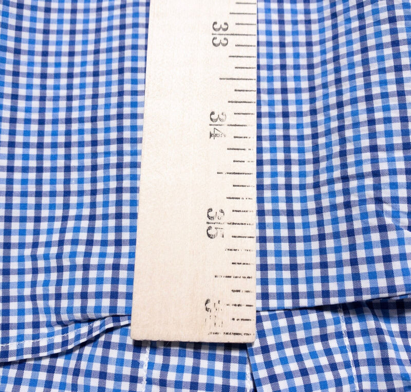 Polo Ralph Lauren 4XLT Men's Shirt Button-Down Blue Check Long Sleeve 4XL Tall