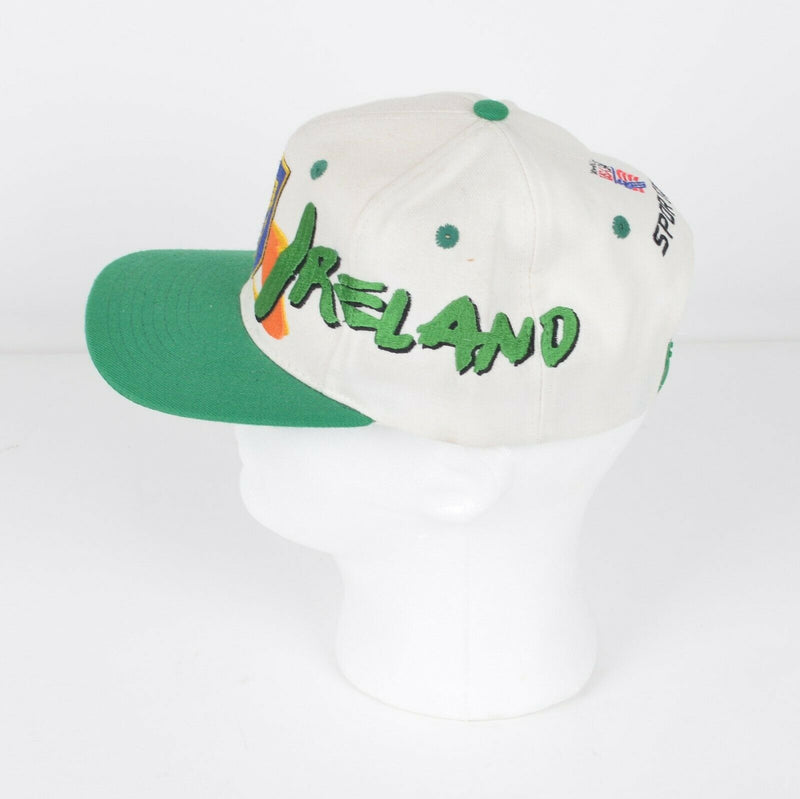 Vtg Ireland Men's World Cup 1994 Wool Blend Sportis Harp Irish Snapback Hat