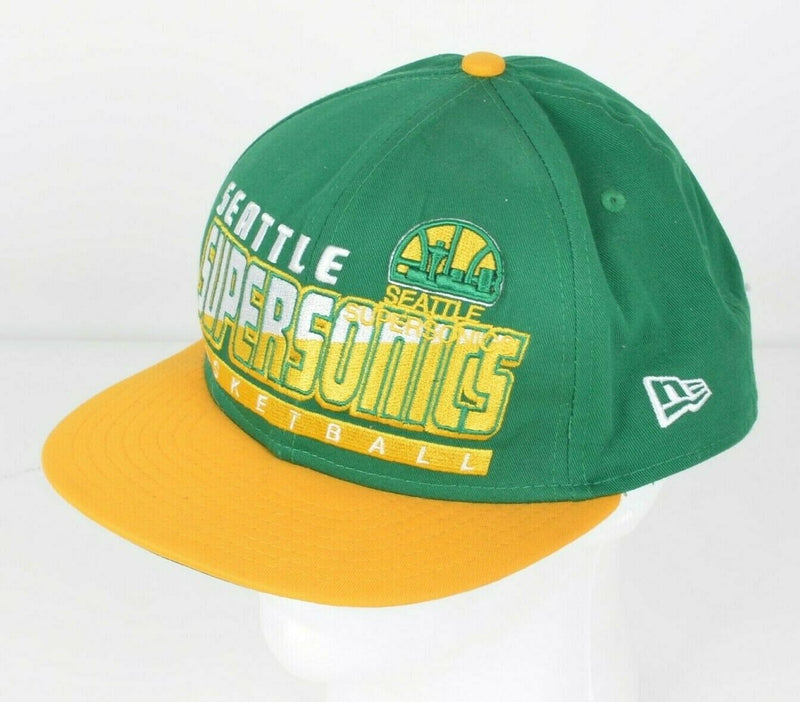 Seattle Supersonics Men's One Size New Era Hardwood Classics Green Snapback Hat