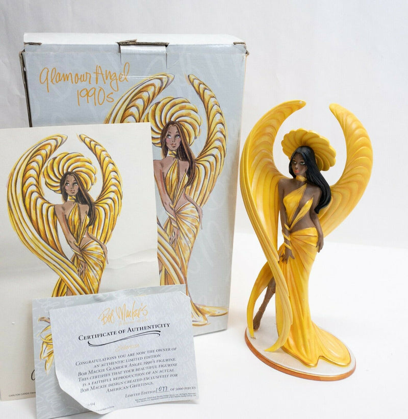 Bob Mackie's "Glamour Angels: 1990's Solarisse" Statue with Box and Paperwork