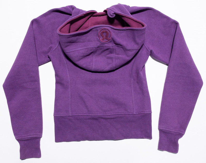 Lululemon Scuba Hoodie Women's 2 Fits XS Full Zip Up Sweatshirt Violet Purple