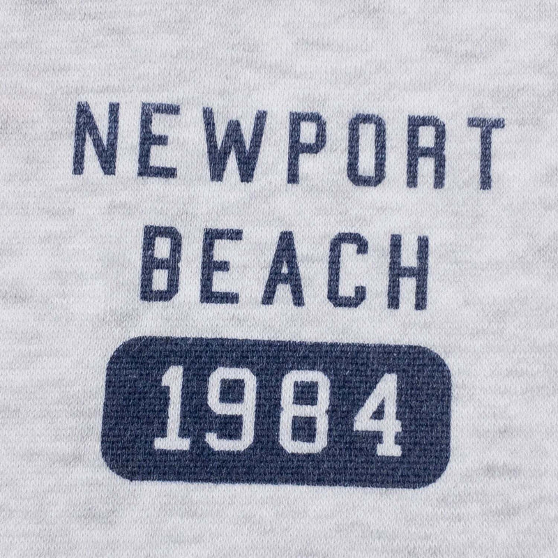 Brandy Melville Sweatshirt Women's One Size Cropped Newport Beach John Galt Gray