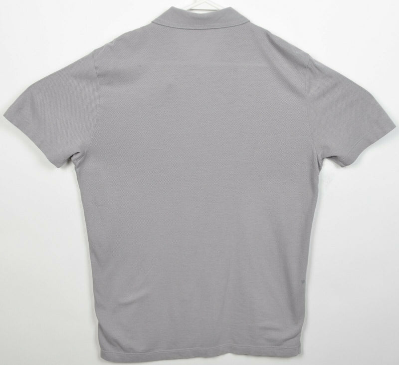 Mack Weldon Men's Large Gray Combed Cotton Modal Blend Pocket Polo Shirt