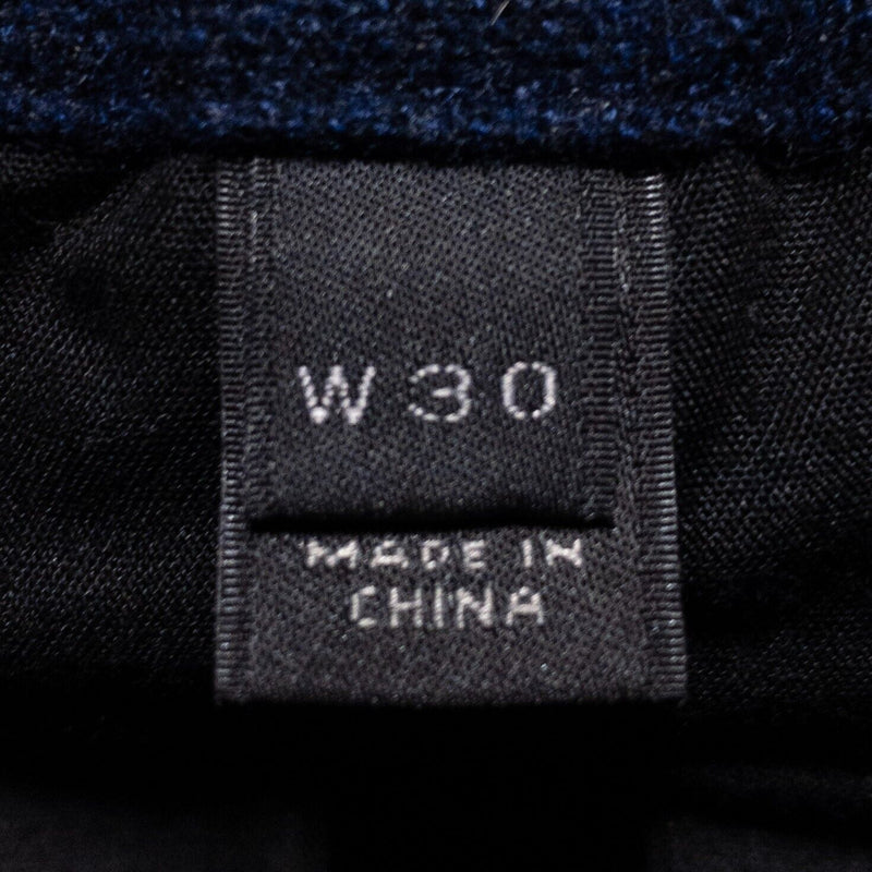 J. Crew Wool Joggers Men's 30 Sideline Pants Wool Blend Navy Blue Zip Fly B1131