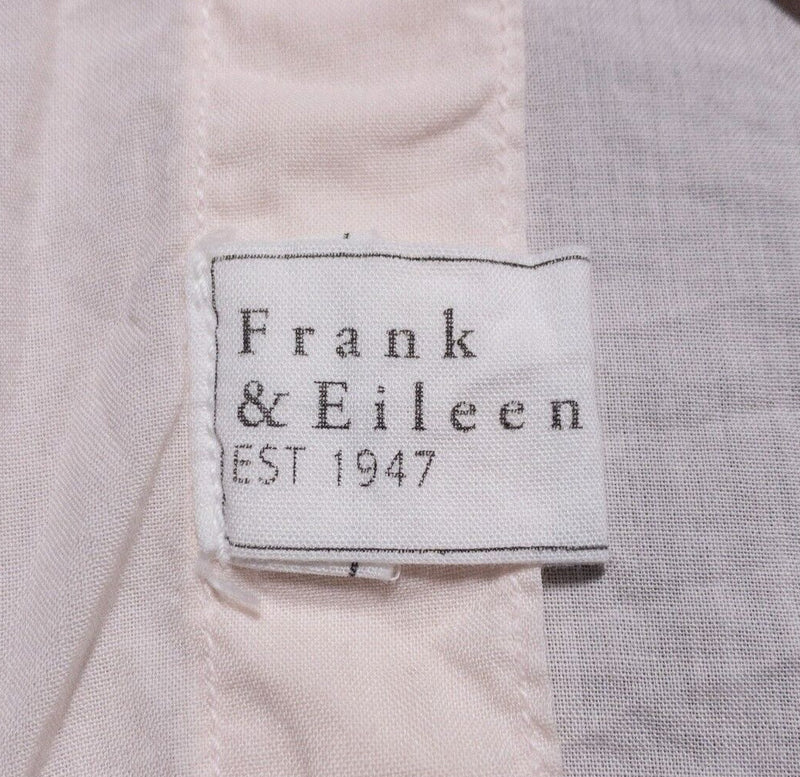Frank & Eileen Shirt Women's Large Eileen Light Pink Oversized Button-Up USA