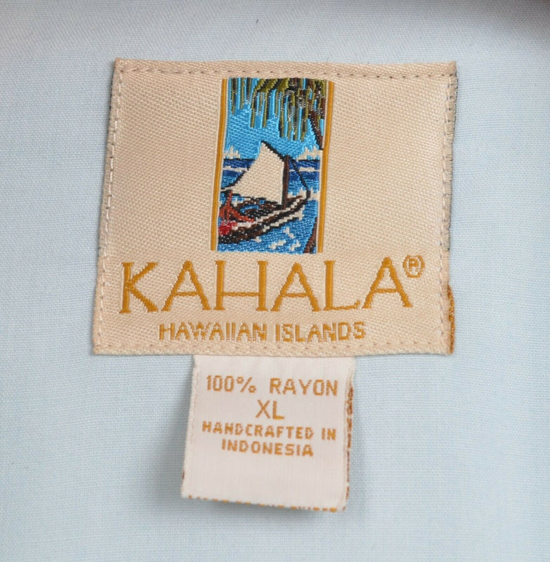 Kahala Men's Sz XL Monaco Grand Prix 100% Rayon Hawaiian Shirt