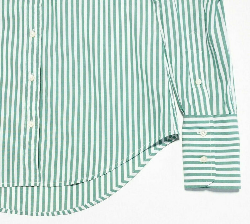 Alex Mill x Cup of Jo Heart on Your Sleeve Green Striped Shirt Women's Small