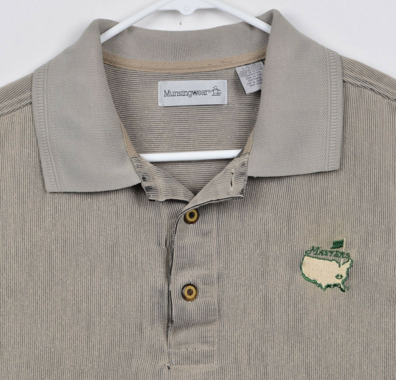 Vtg Munsingwear Men's Sz Large Masters Golf Augusta National Short Sleeve Shirt