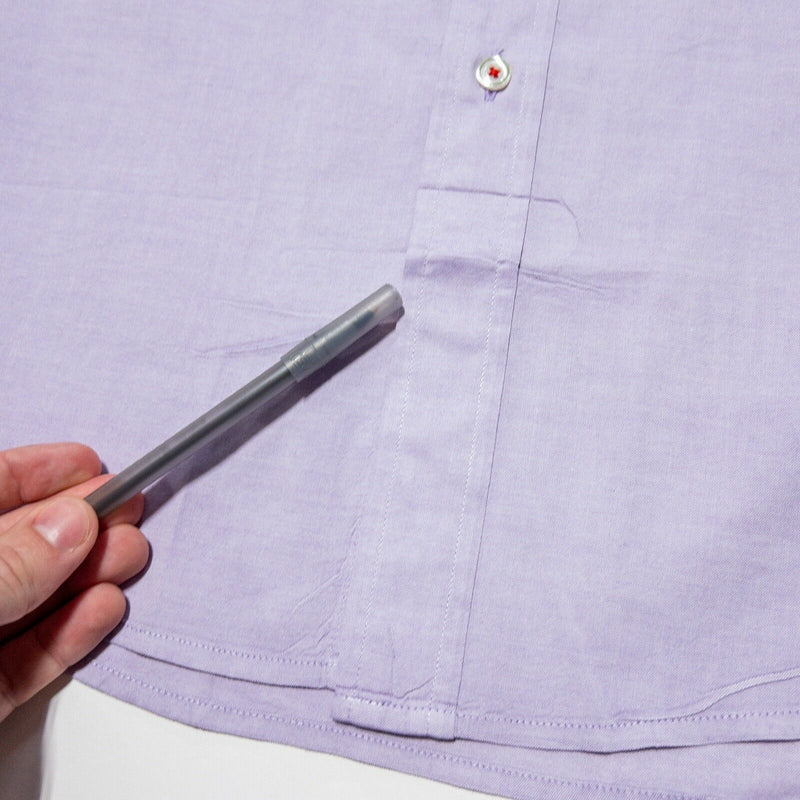 Robert Graham Freshly Laundered Shirt Men's XL Lavender Purple Long Sleeve