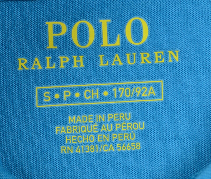 Polo Ralph Lauren Men's Small Blue Pony Lightweight Pullover T-Shirt Hoodie