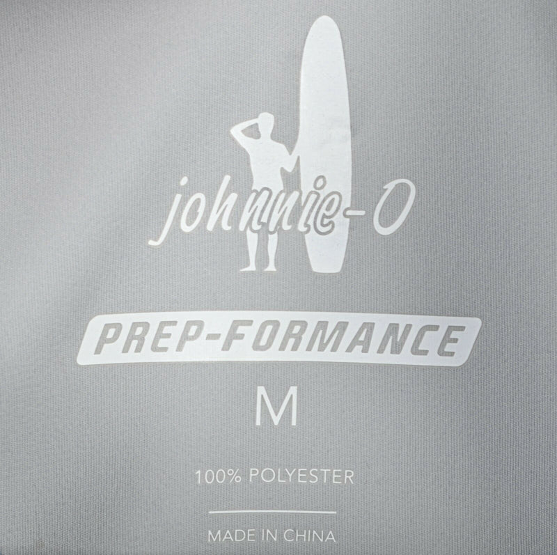 Johnnie-O Prep-Formance Men's Medium Blue Two-Tone Golf Preppy Full Zip Vest