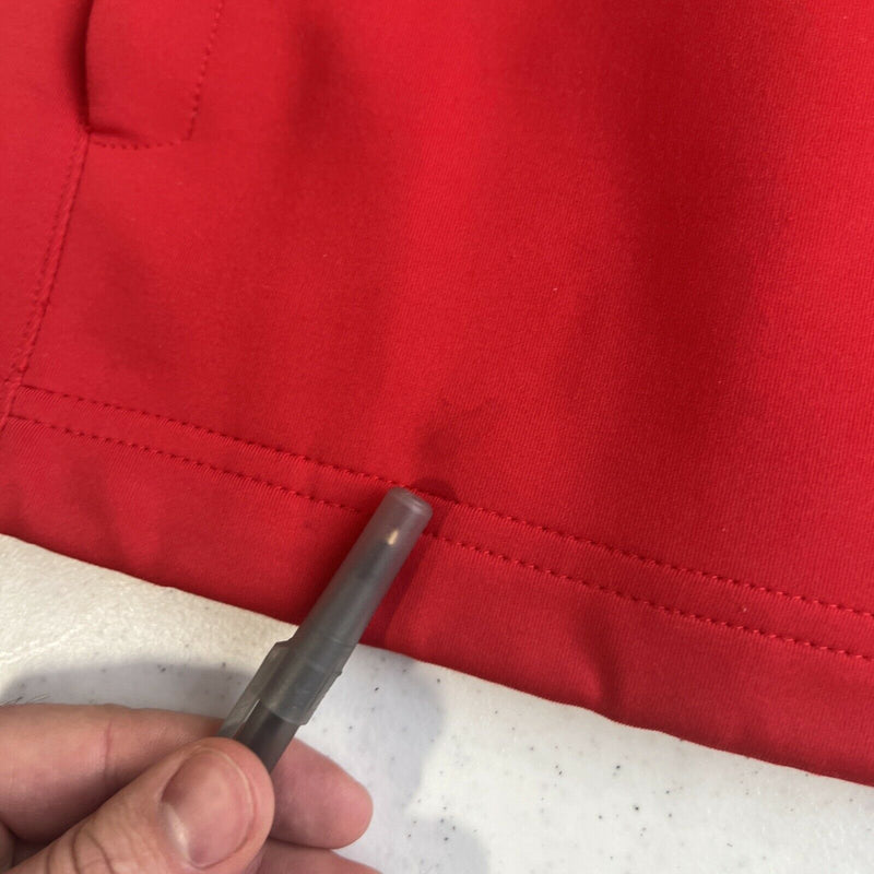 Chicago Blackhawks Zero Restriction 1/4 Zip Golf Jacket Red Men's XL?