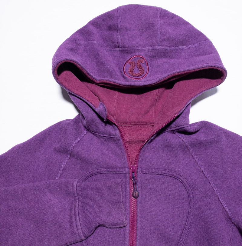 Lululemon Scuba Hoodie Women's 2 Fits XS Full Zip Up Sweatshirt Violet Purple