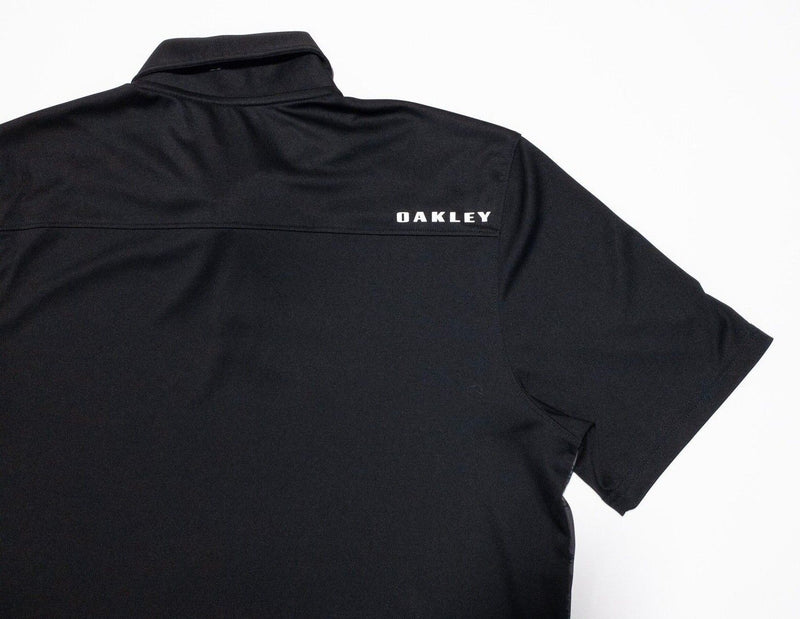 Oakley Polo Shirt Medium Men's Camouflage Gray Black Golf Hydrolix Wicking