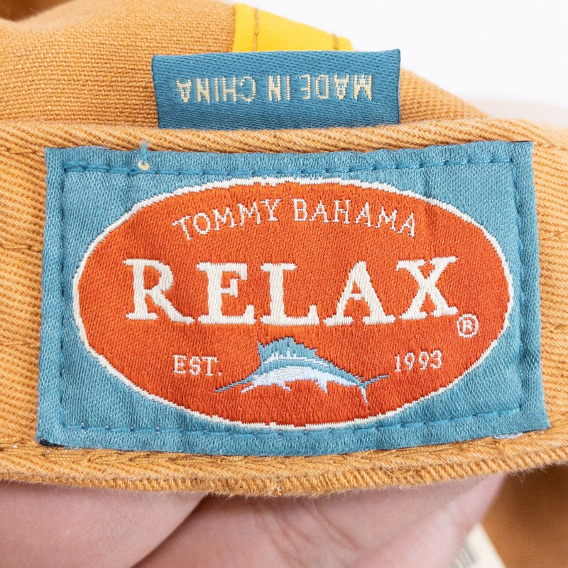 Tommy Bahama Relax Baseball Cap Hat Adjustable Strapback Embroidered Orange