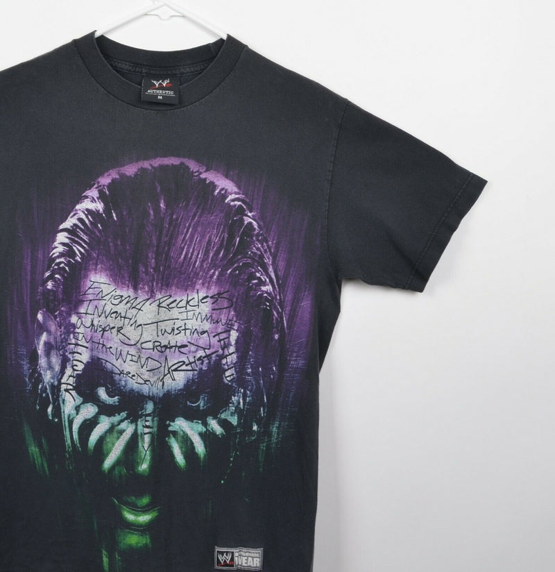 WWE Men's Sz Medium Jeff Hardy Immune to Fear Black Faded Graphic T-Shirt
