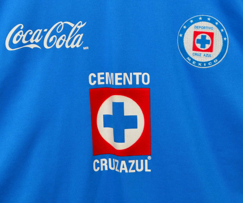 Vtg Cruz Azul Men's Sz XL Umbro Blue Deportivo Mexico Soccer Football Jersey