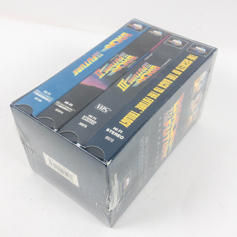 Back To The Future Trilogy Sealed VHS 4th Tape Limited Edition Boxed Set