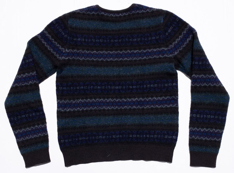 Ralph Lauren Sport Sweater Women's Fits Small Wool Cashmere Blend Blue Striped
