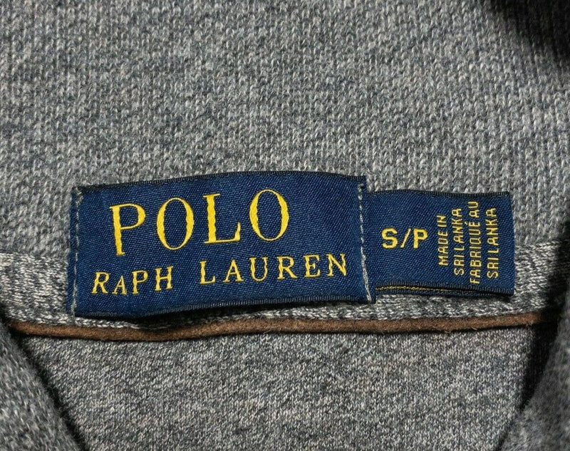 Polo Ralph Lauren Sweatshirt Men's Small Cowl High Neck Heather Gray Sweater