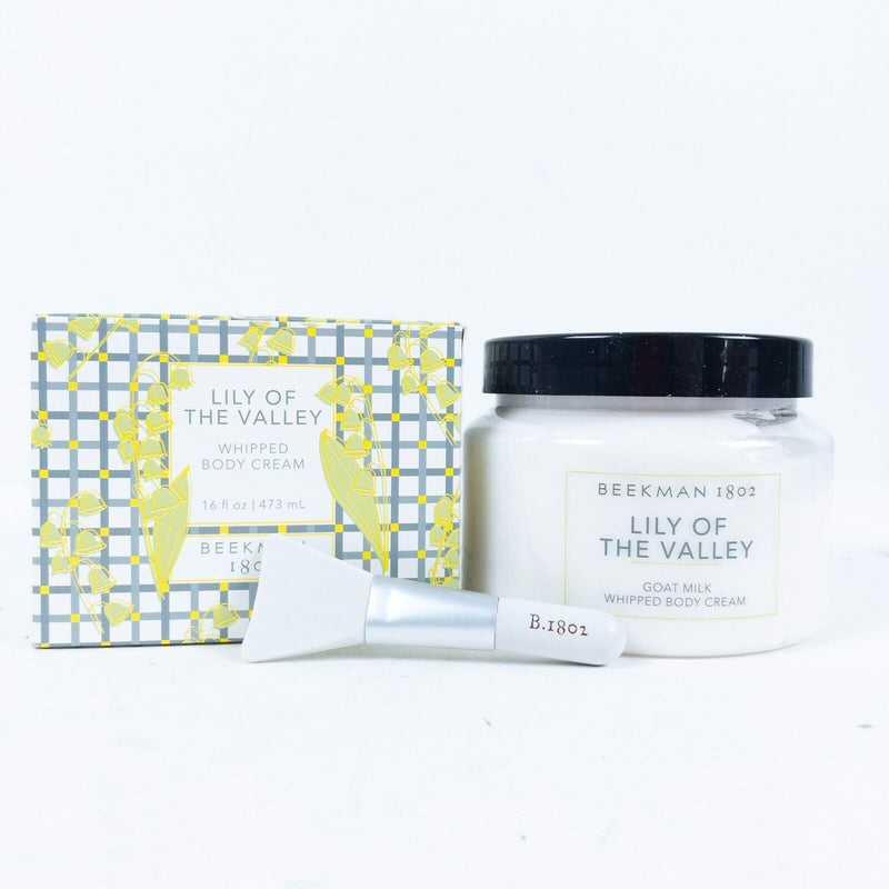 Beekman 1802 Lily of the Valley Whipped Body Cream & Wand 16 oz Goat Milk