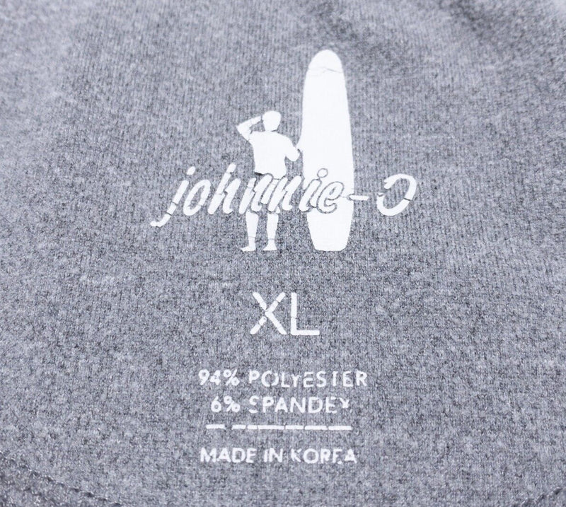 Johnnie-O Camo 1/4 Zip Men's XL Gray Performance Pullover Rodney Golf Casual