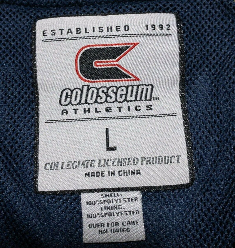Georgia Tech Jacket Men's Large Windbreaker Yellow Jackets Colosseum Pullover