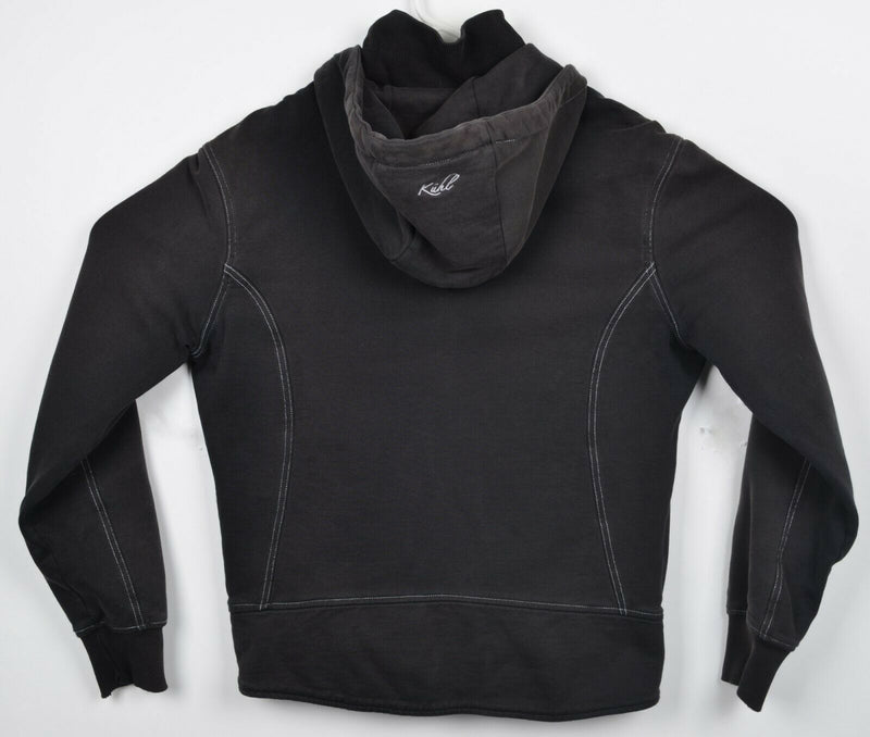 Kuhl Women's Large Full Zip Black Hiking Outdoor Hoodie Sweatshirt Jacket