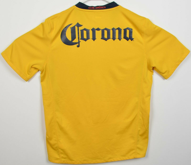 Club America Bimbo Soccer Shirt Yellow/Blue Mesh Coca~cola Corona FMF  Oficial