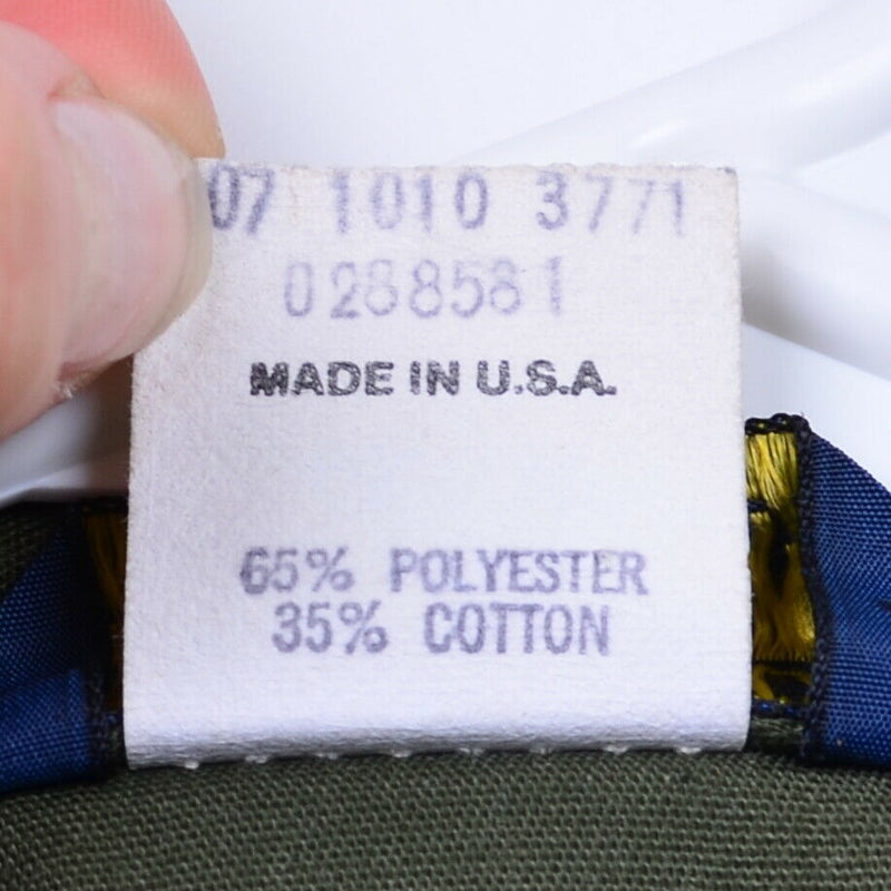 Vintage 80s OshKosh B'gosh Men's Large Green Snap-Front USA Work Shirt