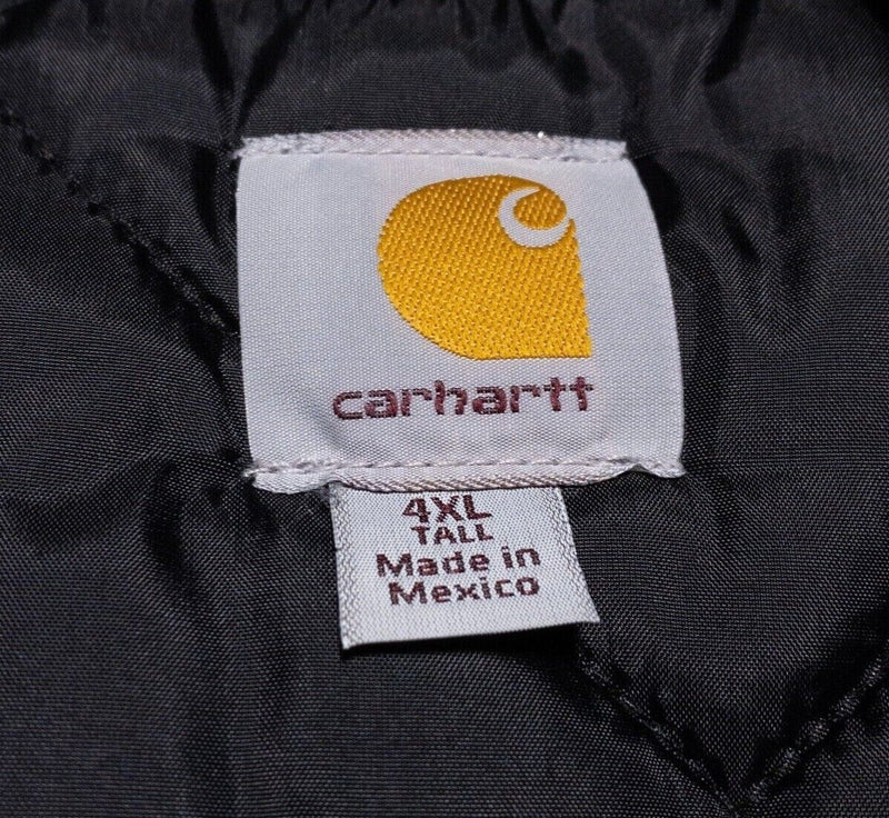 Carhartt Vest Men's 4XL Tall V01 Arctic Lined Black Full Zip Workwear