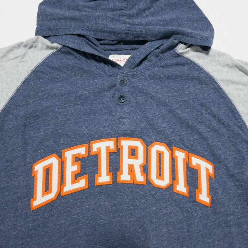 Detroit Tigers Men's 2XL Mitchell & Ness Cooperstown Collection Shirt Hoodie