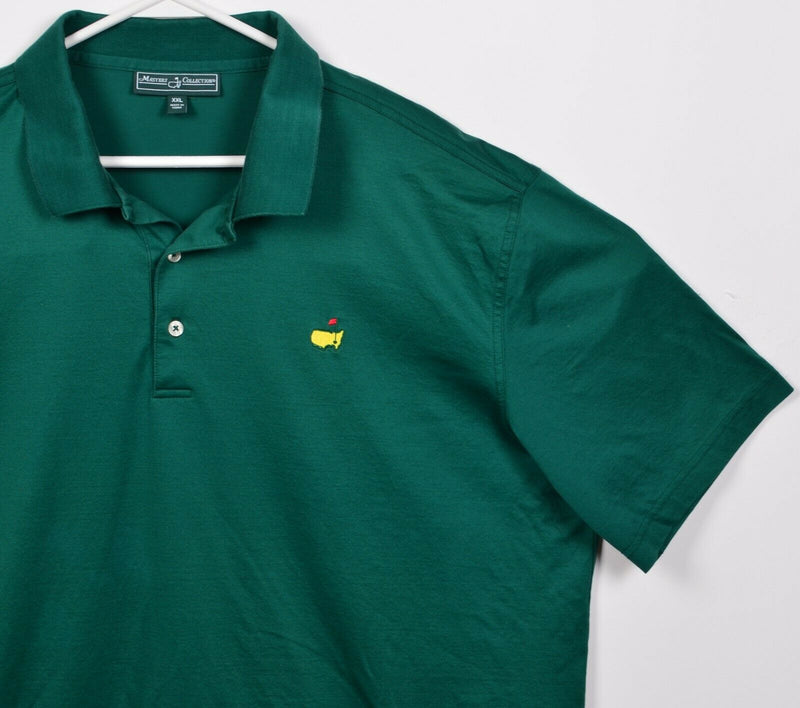 Masters Collection Men's 2XL Solid Forest Green Pima Cotton Golf Polo Shirt