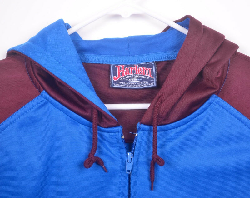 Harlem Globetrotters Fubu Men's Sz 2XL Basketball Hoodie Track Jacket