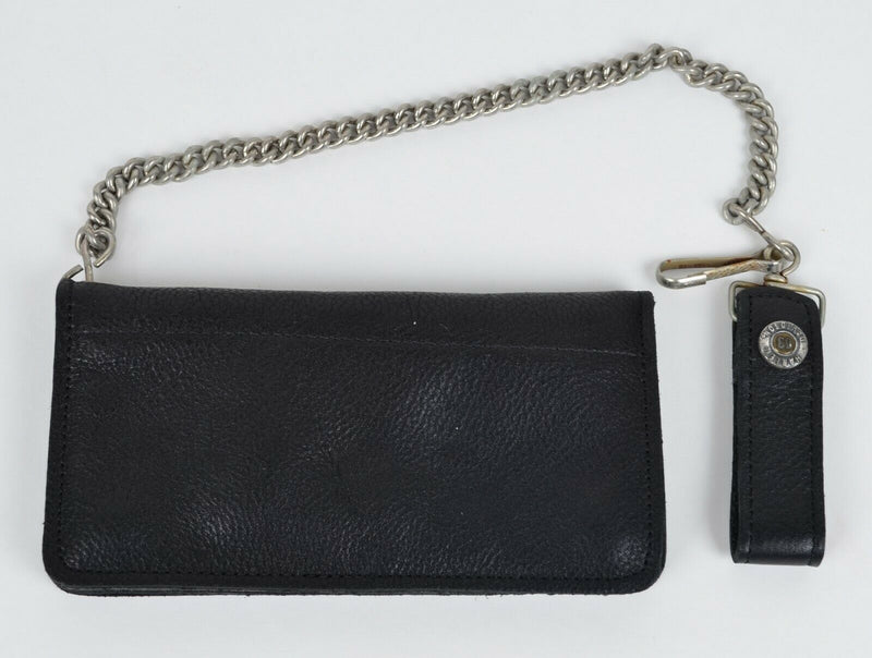 Harley-Davidson 100-Year Anniversary Black Leather Chain Wallet 97666-03V