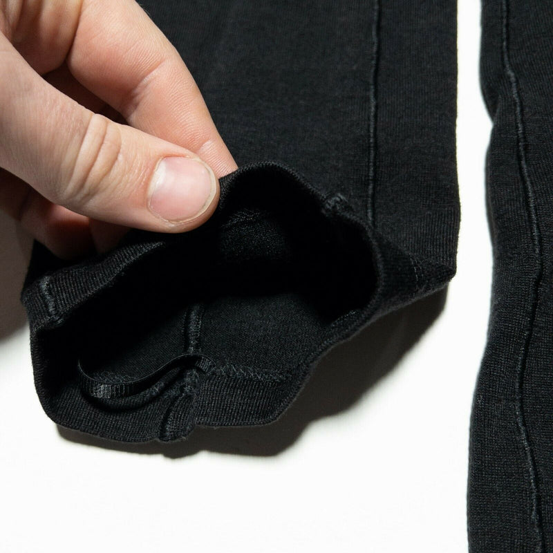 Patagonia Merino Wool Blend Base Layer Crewneck Shirt Long Sleeve Black Men's XL