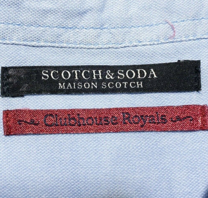 Scotch & Soda Clubhouse Royal Patch Pattern Oxford Button-Front Shirt Women's 1