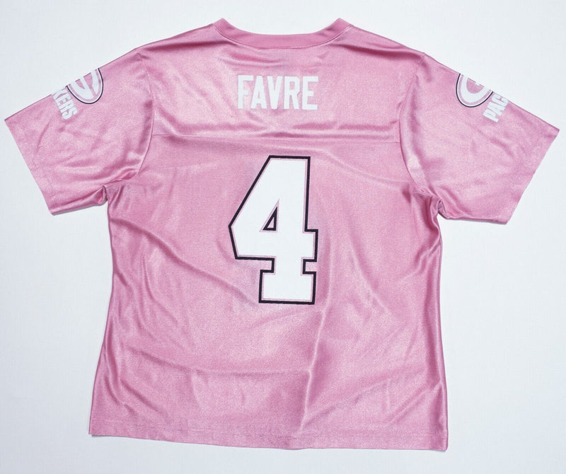 Brett Favre Green Bay Packers Jersey Women's Large Pink NFL