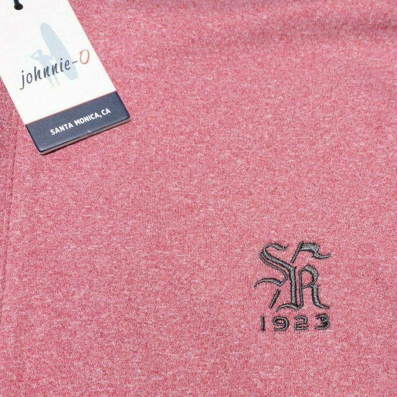 Johnnie-O Men's Flex 1/4 Zip Prep-Formance Pullover Wicking Rose Pink Men's XL