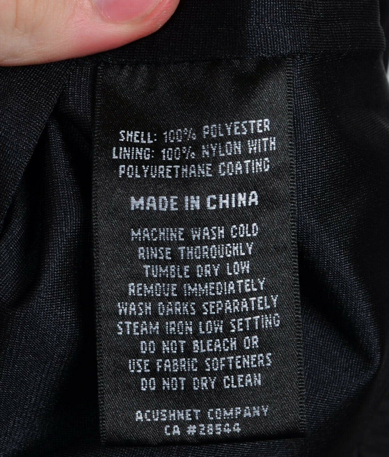 DryJoys by FootJoy Men's Sz Large Half Zip Black Pullover Golf Vest