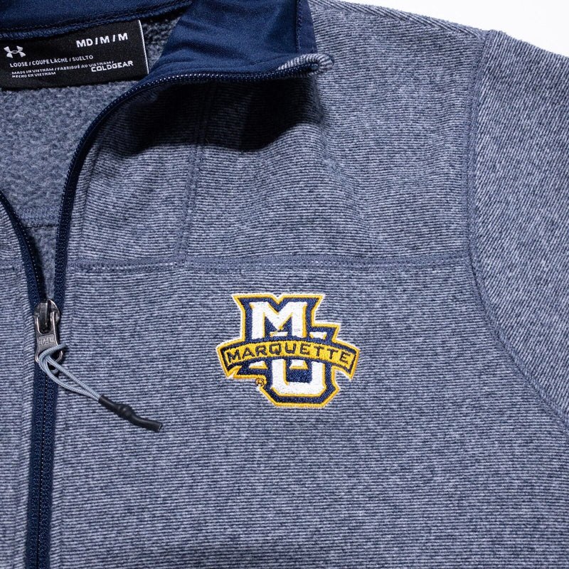 Marquette University Jacket Women's Medium Loose Under Armour ColdGear Full Zip