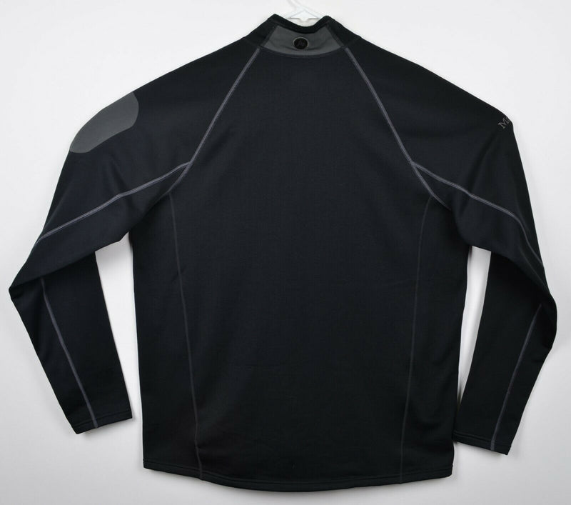 Marmot Men's 2XL Visa Platform Embroidered Black Full Zip Stretch Fleece Jacket