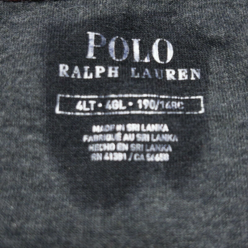Polo Ralph Lauren Men's 4XLT (4XL Tall) Maroon Purple/Red 1/4 Zip Sweater