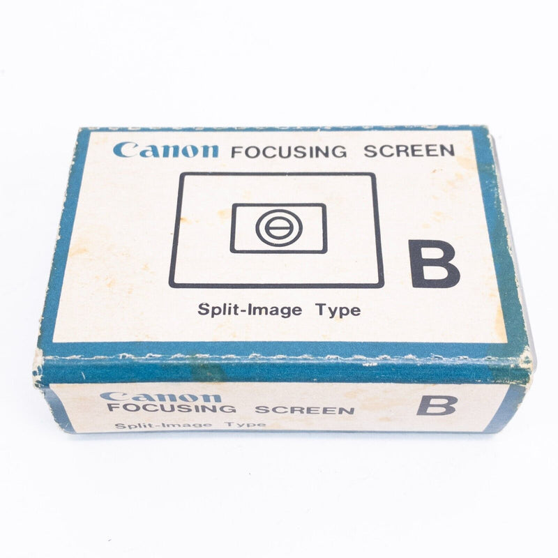 Vintage Canon Focusing Screen Split-Image Type B Camera Photography