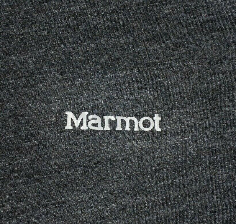 Marmot Men's Large Lightweight Heather Gray Pullover Long Sleeve Shirt Hoodie