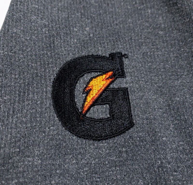 Rhone 1/4 Zip Men's Large Pullover Gray Wicking Stretch Gatorade Activewear