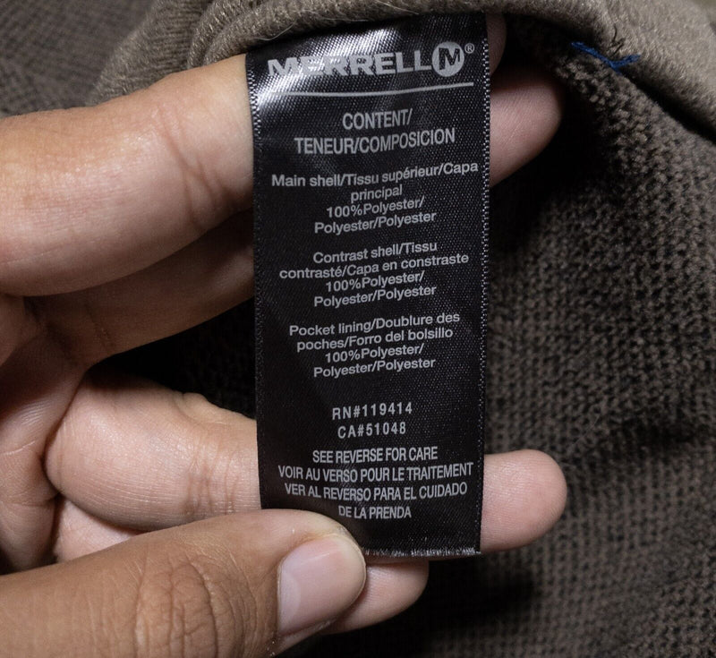Merrell Jacket Mens Medium Full Zip Padded Elbows Select Regulate Outdoor Casual
